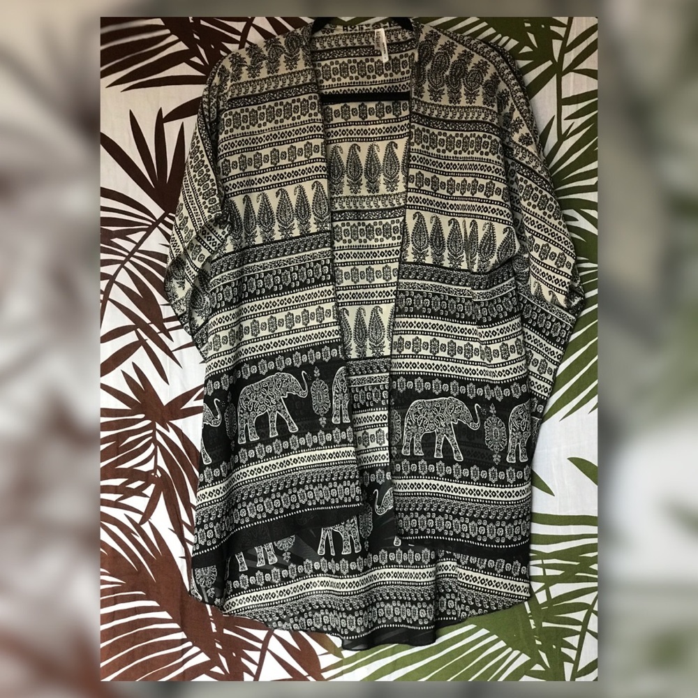 Elephant kimono